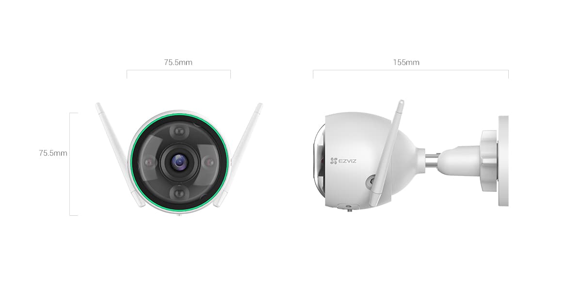 EZVIZ C3N 1080p AI Outdoor Wi-Fi Camera