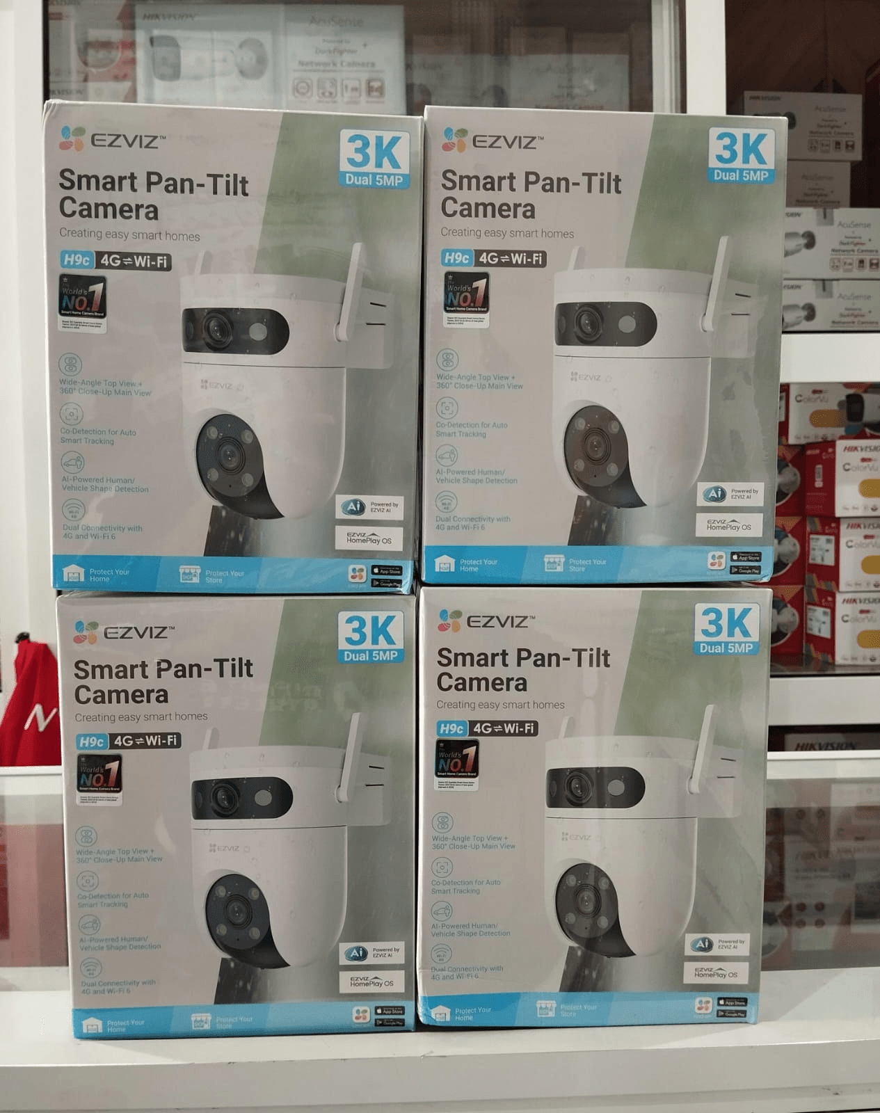 EZVIZ H9c 3K Dual-Lens Smart Pan-Tilt Camera