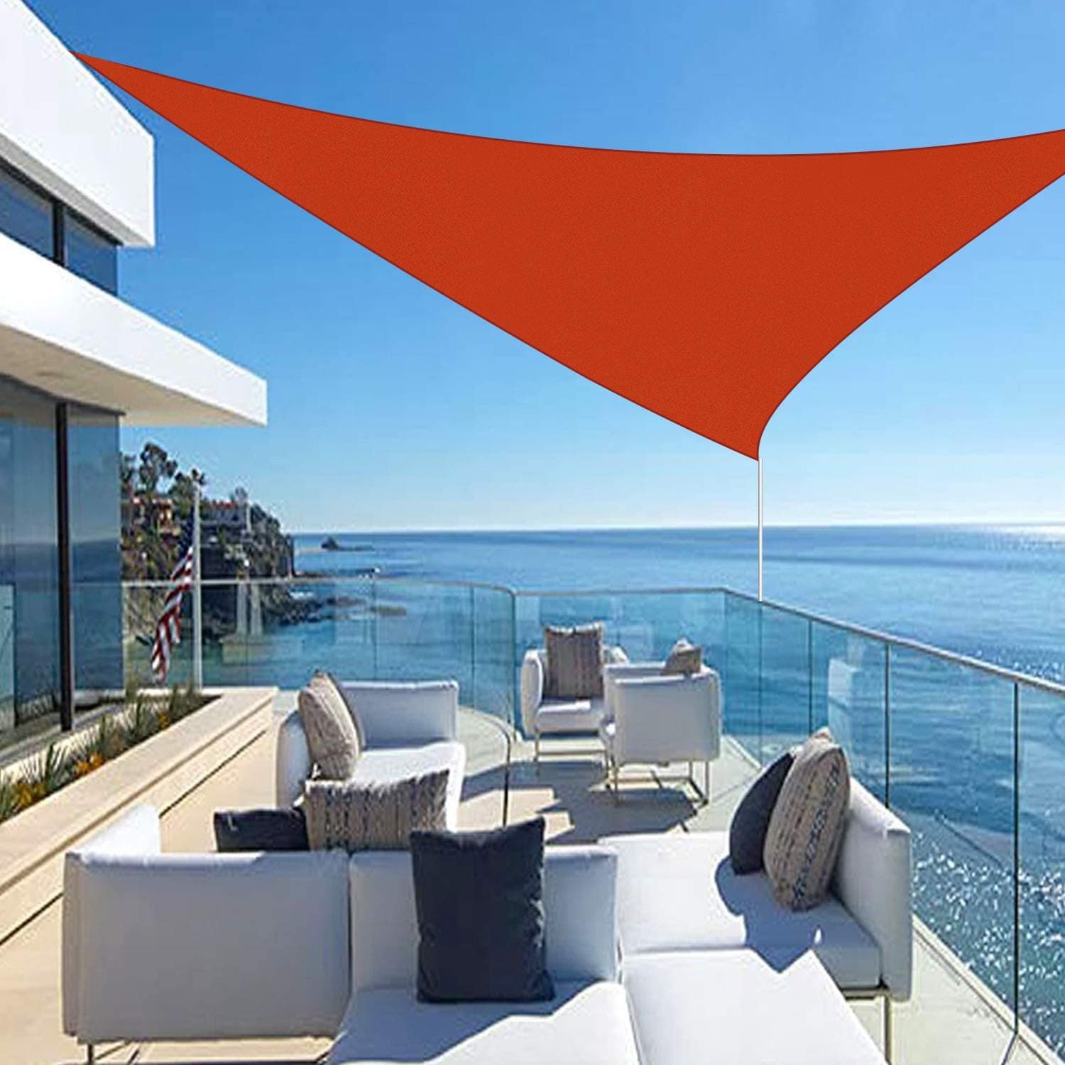Tensile Shade Sail Triangle (5m x 5m x 5m)