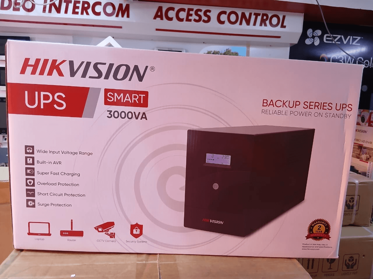 Hikvision Smart UPS 3000VA Backup Series