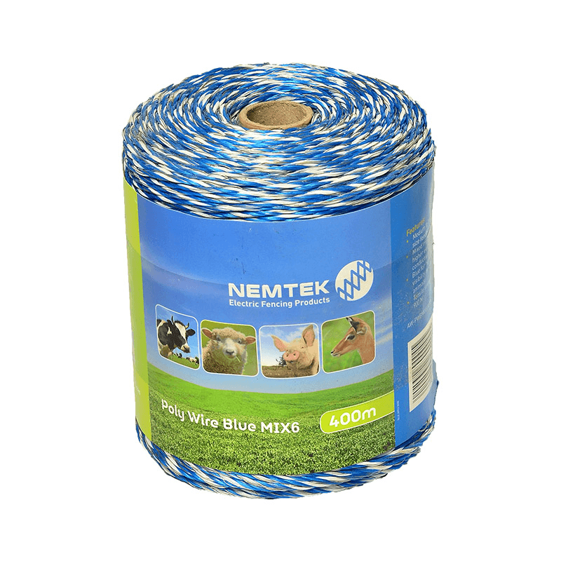 Nemtek Electric Fence Poly Wire (400m roll)